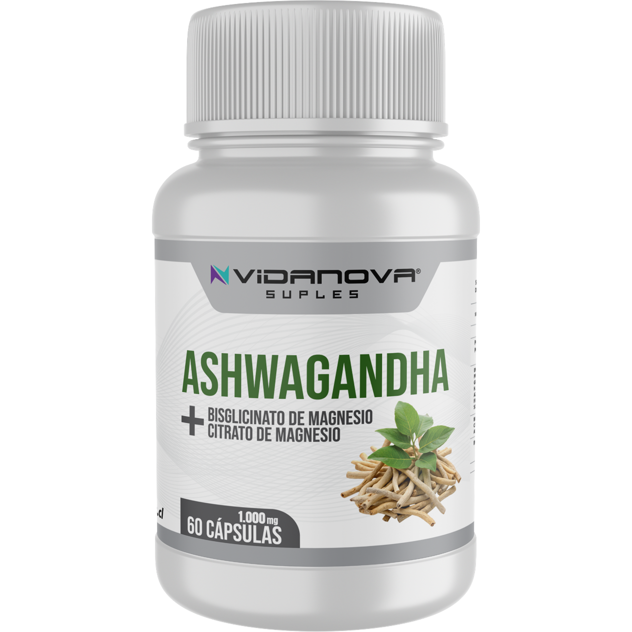 Ashwagandha + Magnesio 1000mg 60 CAPS