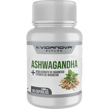 Ashwagandha + Magnesio 1000mg 60 CAPS