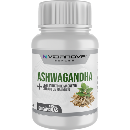 Ashwagandha + Magnesio 1000mg 60 CAPS