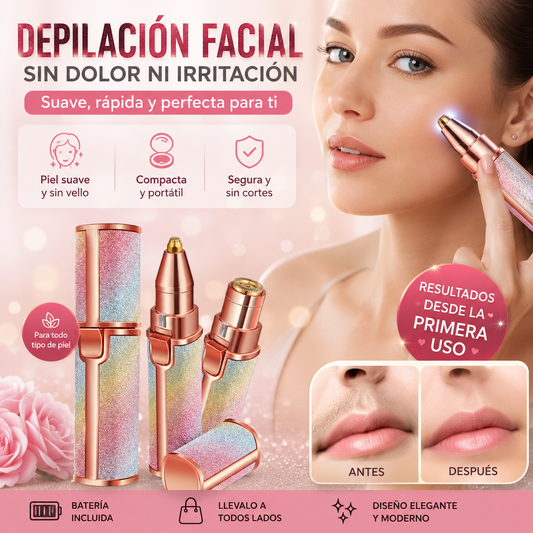 X - GLAMTOUCH™ – Depiladora Facial